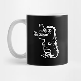 Hi, Dragon ( Black ) Mug